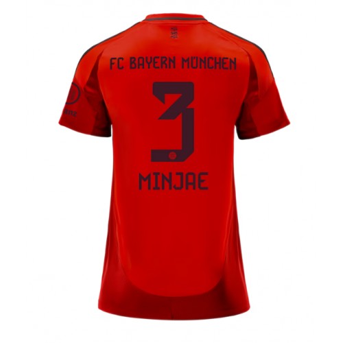 Dámy Fotbalový dres Bayern Munich Kim Min-jae #3 2024-25 Domácí Krátký Rukáv